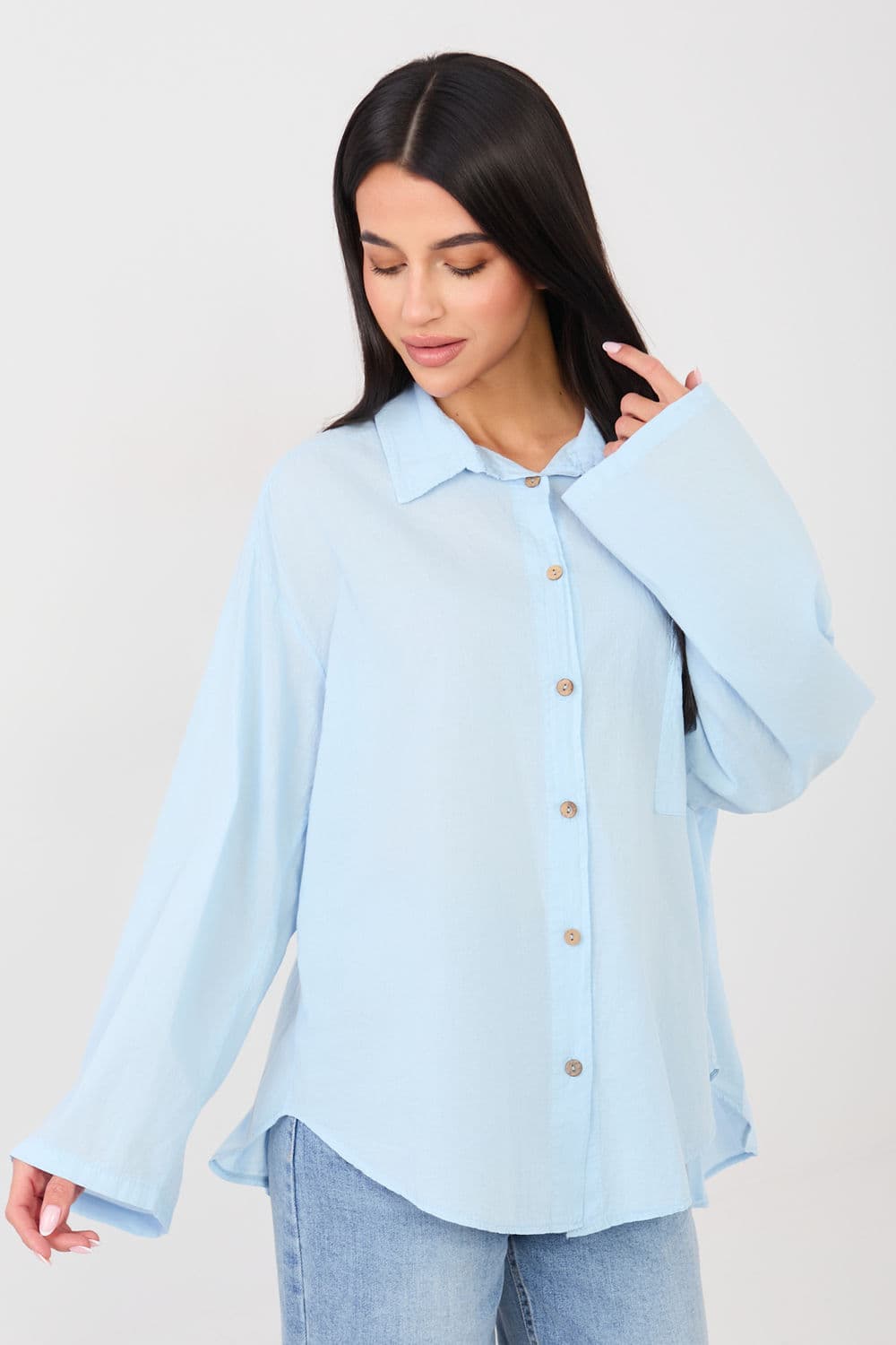 Camicia a manica lunga model 223315 Factory Price