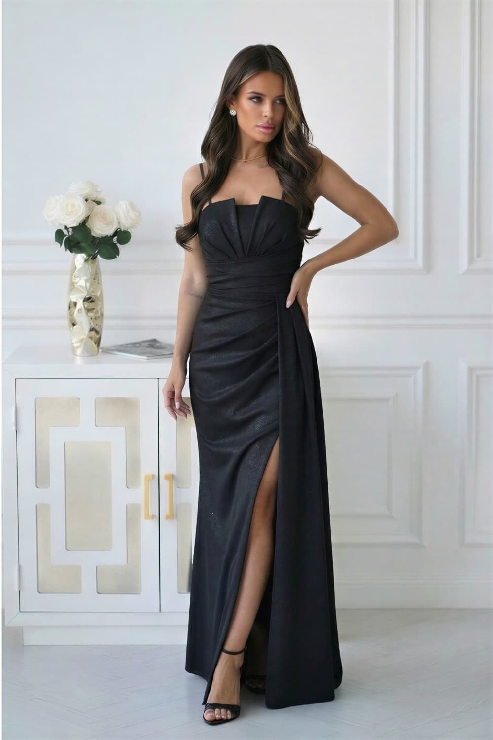Vestito lungo model 225364 Bicotone