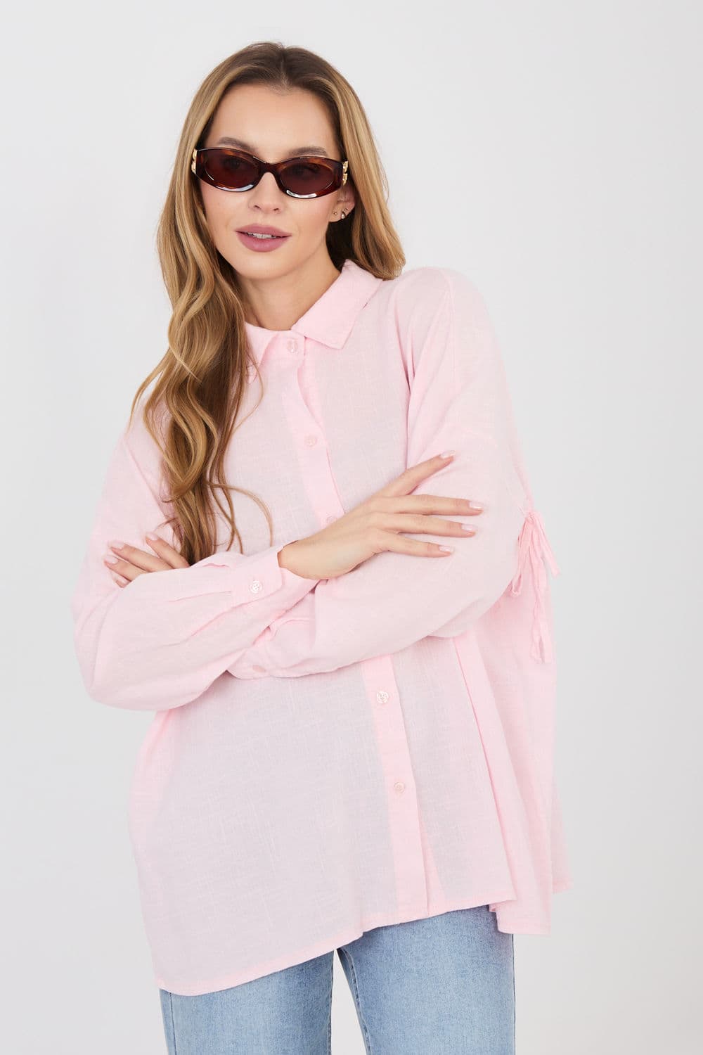 Camicia a manica lunga model 225514 Italy Moda