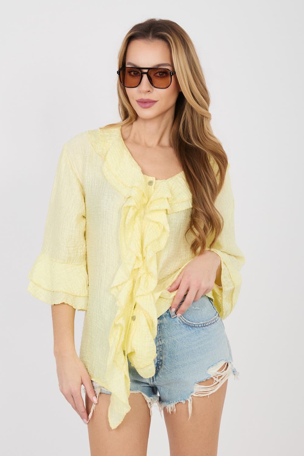 Camicia a manica lunga model 225520 Italy Moda