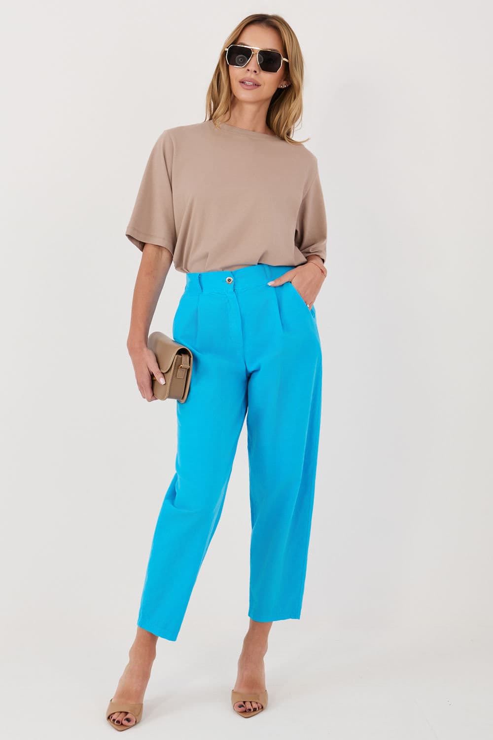 Pantaloni in velluto model 228357 Rue Paris