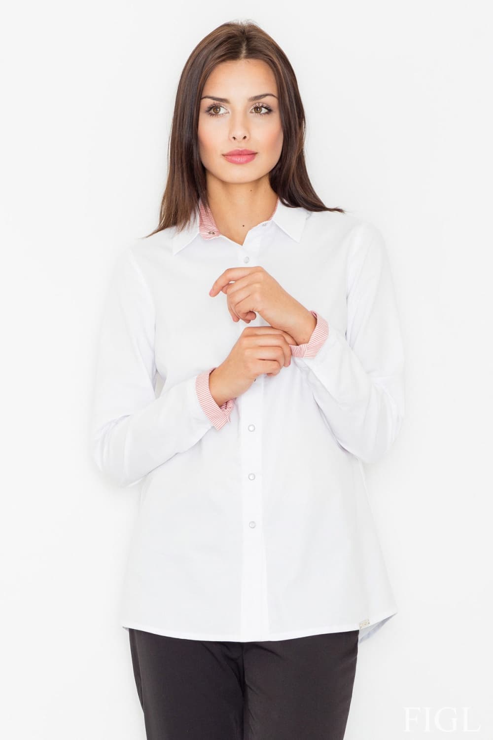 Camicia a manica lunga model 61520 Figl