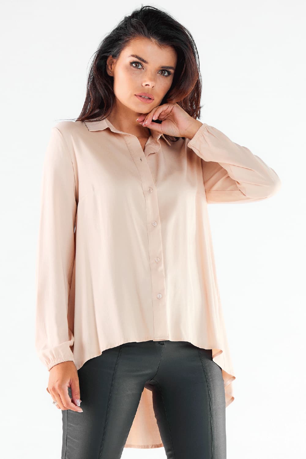 Camicia a manica lunga model 173916 awama