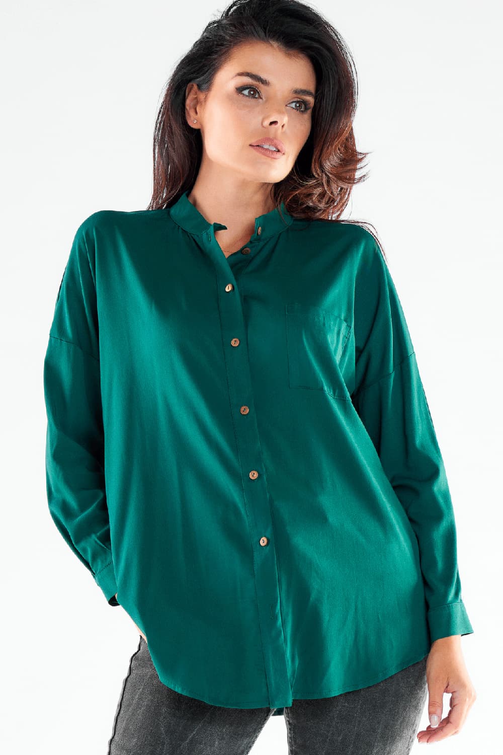 Camicia a manica lunga model 173922 awama