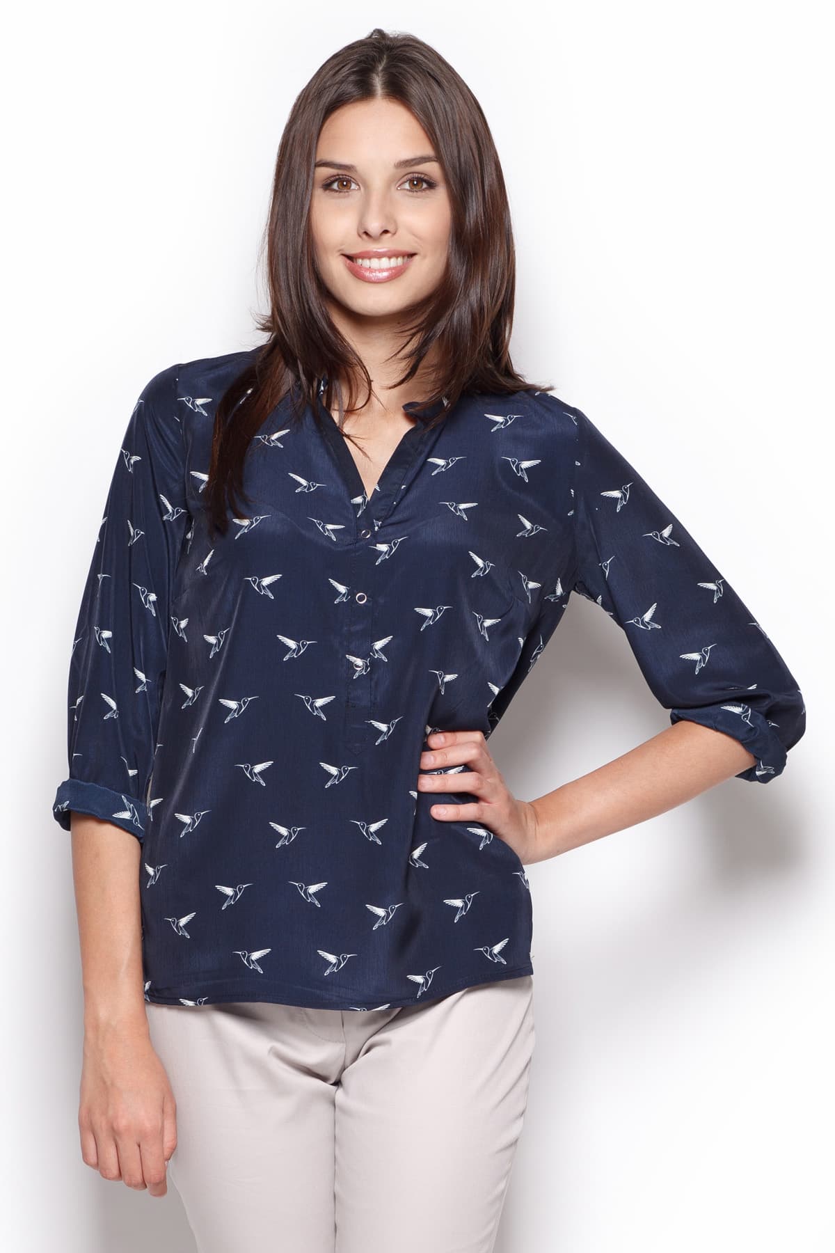 Camicia a manica lunga model 44286 Figl