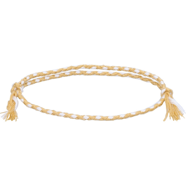 10pcs /Pack 1010-89 Four-strand Colorful Braided Rope Adjustable Bracelet(21)