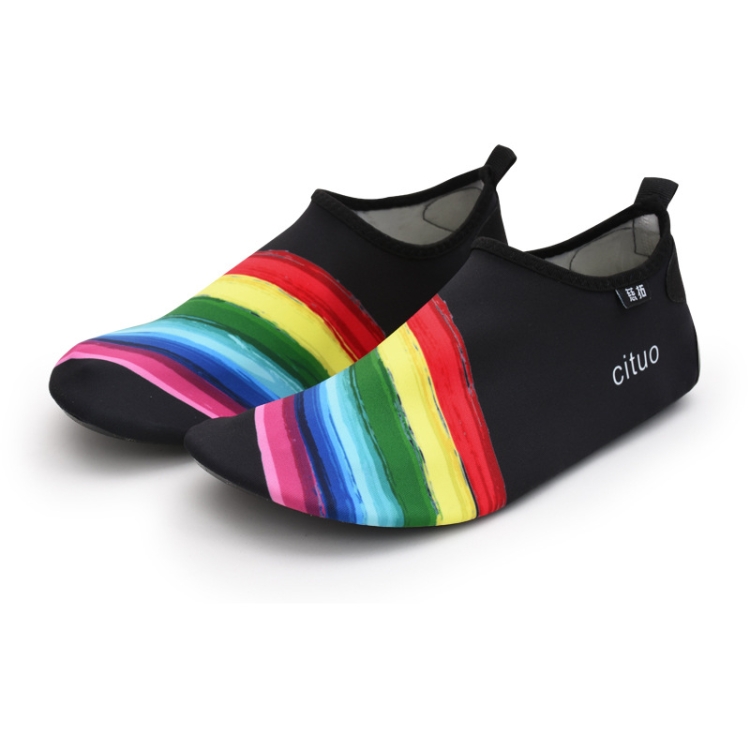 1802 Children Beach Mesh Breathable Shoes, Size: 23-24(Rainbow)