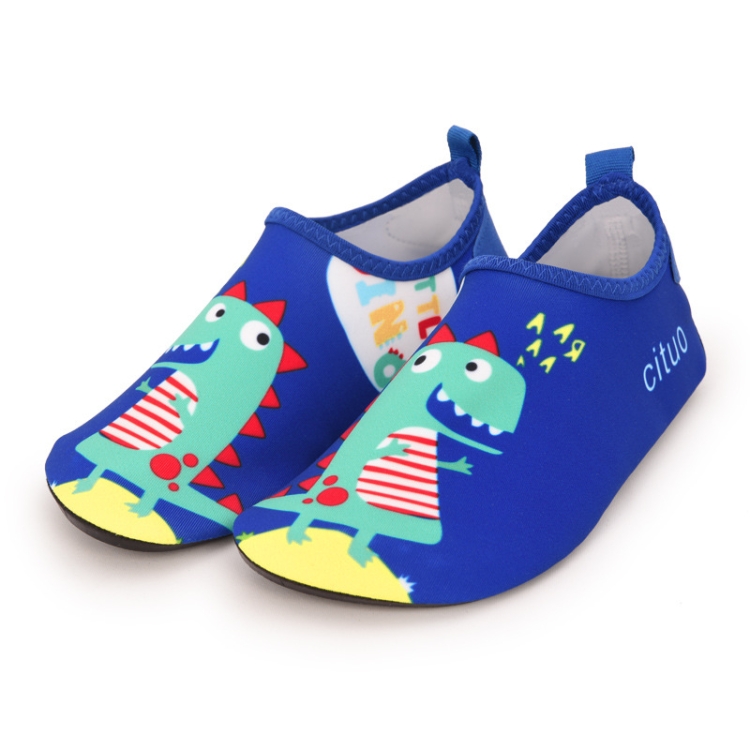 1802 Children Beach Mesh Breathable Shoes, Size: 26-27(Dinosaur Blue)