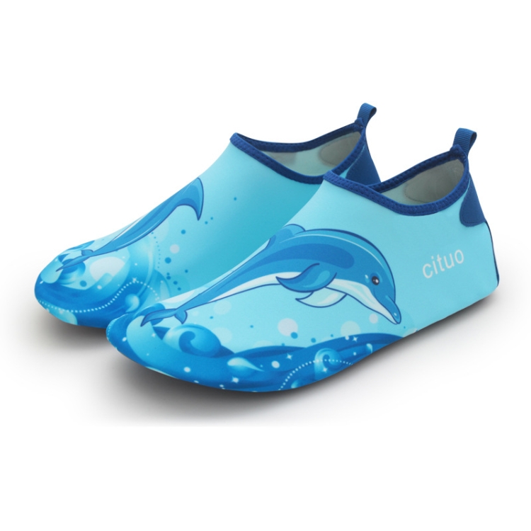 1802 Children Beach Mesh Breathable Shoes, Size: 27-28(Dolphin Blue)