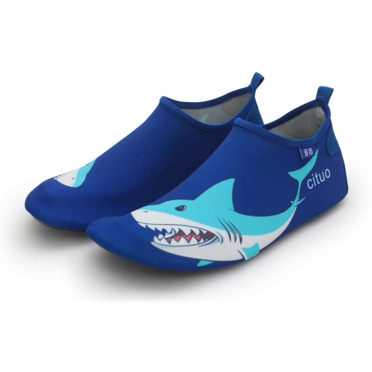 1802 Children Beach Mesh Breathable Shoes, Size: 27-28(Shark blue)