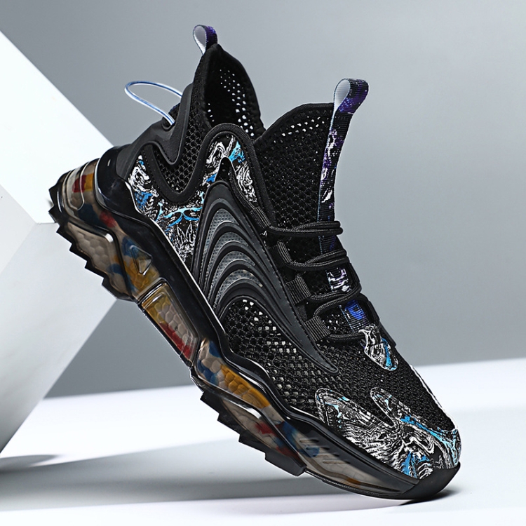 1927A Summer Hollow Flying Knit Breathable Sports Shoes Men Casual Shoes - Miniatura 2