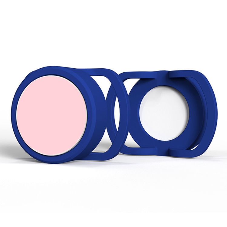 2 PCS  Anti-Lost Tracker Silicone Case for AirTag 2nd Gen / AirTag 1st Gen, Size:  24mm(Blue+Pink)