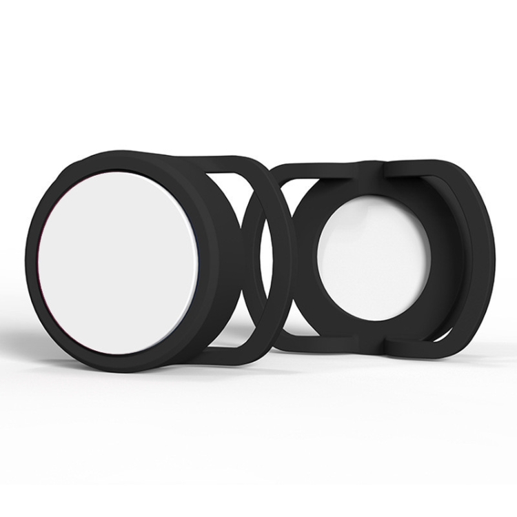 2 PCS  Anti-Lost Tracker Silicone Case for AirTag 2nd Gen / AirTag 1st Gen, Size:  30mm(Black+White)
