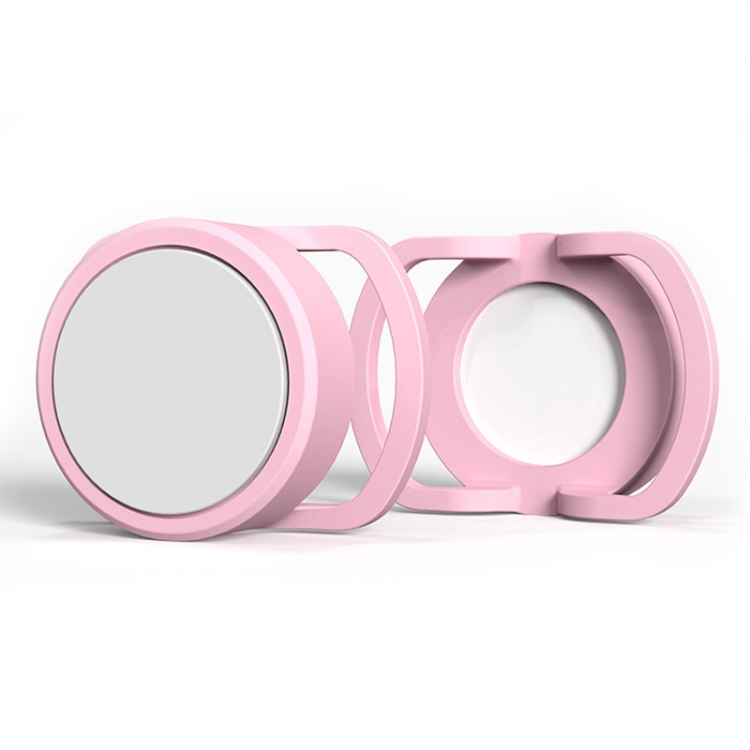 2 PCS  Anti-Lost Tracker Silicone Case for AirTag 2nd Gen / AirTag 1st Gen, Size:  30mm(Pink+White)