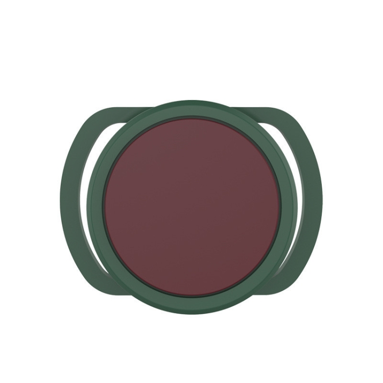 2 PCS  Anti-Lost Tracker Silicone Case for AirTag 2nd Gen / AirTag 1st Gen, Size:  35mm(Dark Green+Wine Red)