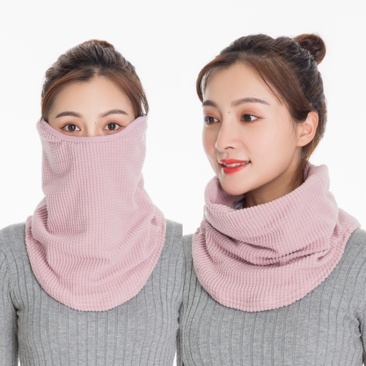3 In 1 Winter Warmth And Thickening Mask Neck And Ear Protector Riding Cold Protection Scarf for Women(Bean Paste)
