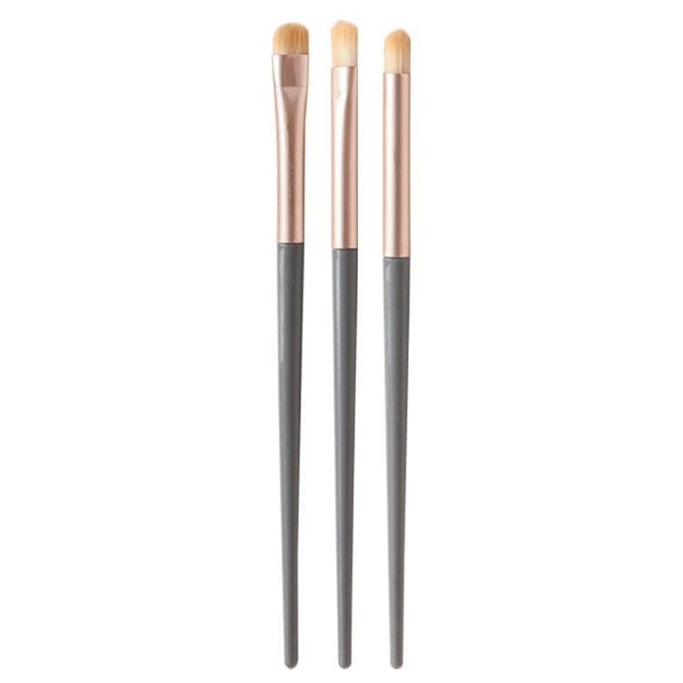 3sets 3 In 1 Portable Universal Eyeshadow Brush Makeup Tools Eye Cosmetic Brushes(Blue Bridge)