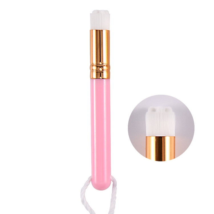 6 PCS Soft Hair Nasal Washing Brush To Remove Blackheads And Deep Cleansing Nose Pore Shrinkage Cleaning Brush( Flower Head Pink Gold)