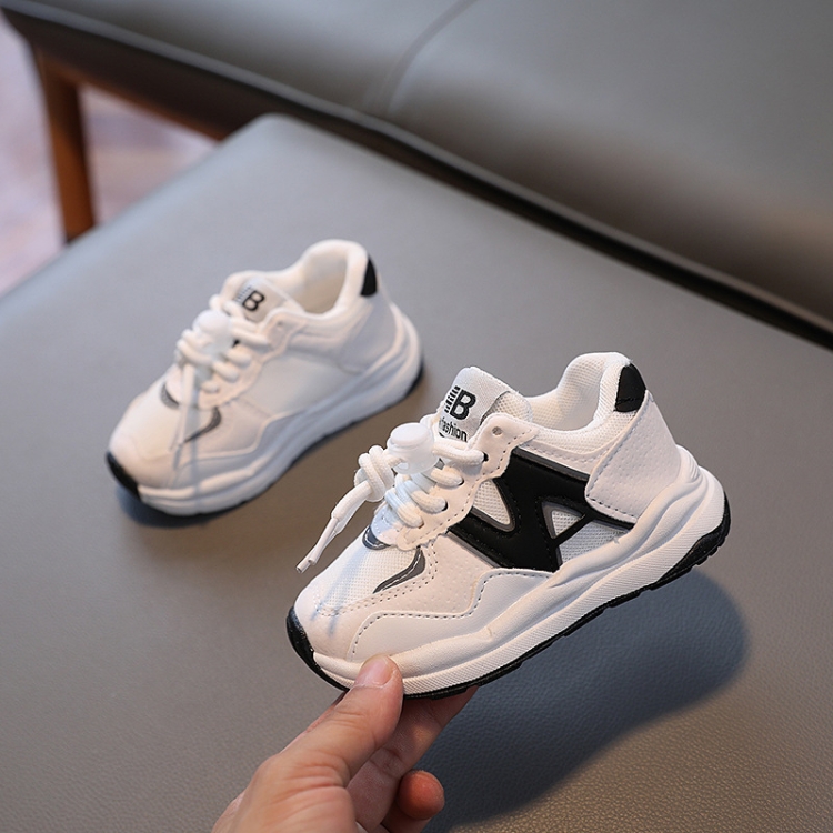 628 Children Sports Mesh Shoes Baby Soft Sole Running Shoes, Size: 30(White)