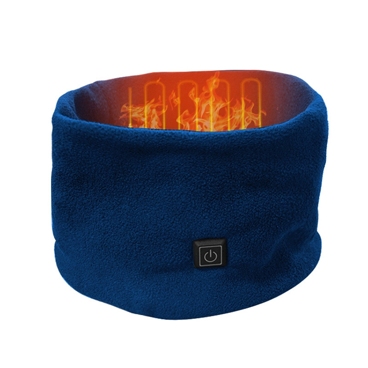 Autumn/Winter Outdoor Sports Warmth USB Heated Scarf(Blue)