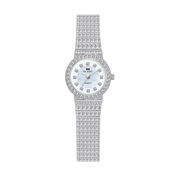 BS Bee Sister FA1101 Women Chain Watch Starry Diamonds Wrist watch(Silver Scale Surface)