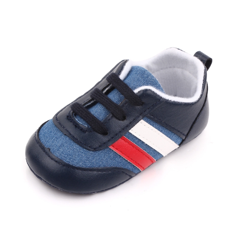 D2566 Soft Soled Non-slip Baby Walking Shoes, Size: 13cm(Blue)