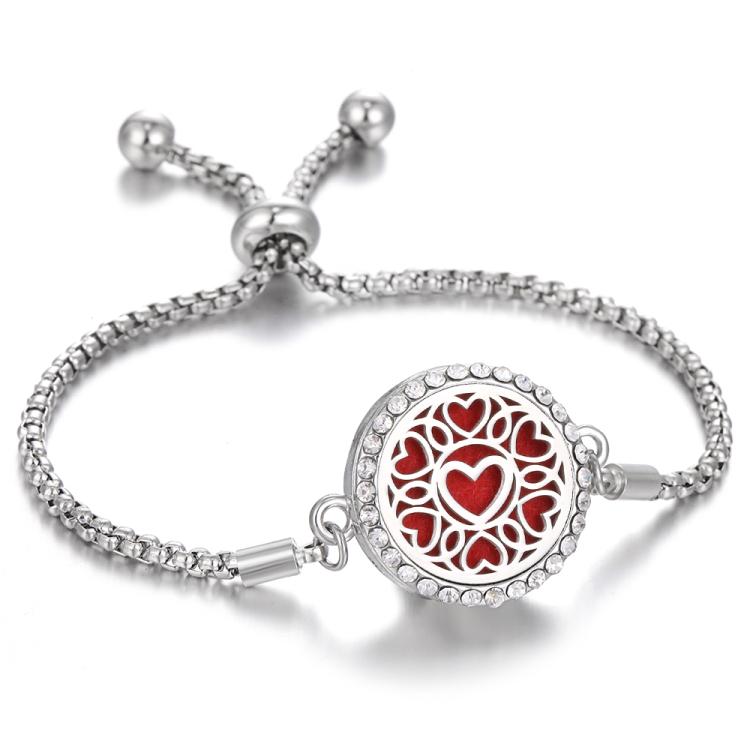 Diamond Hollow Bracelet Removable Perfume Diffuser Bracelet, Color: 15