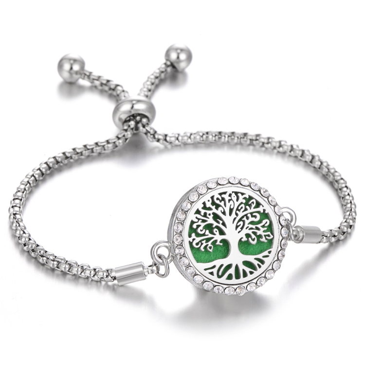 Diamond Hollow Bracelet Removable Perfume Diffuser Bracelet, Color: 17