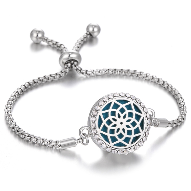 Diamond Hollow Bracelet Removable Perfume Diffuser Bracelet, Color: 18