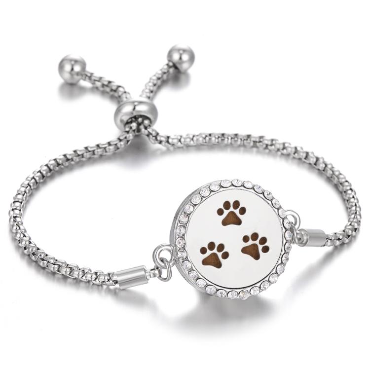 Diamond Hollow Bracelet Removable Perfume Diffuser Bracelet, Color: 25