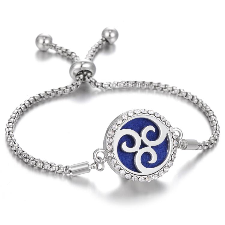 Diamond Hollow Bracelet Removable Perfume Diffuser Bracelet, Color: 8