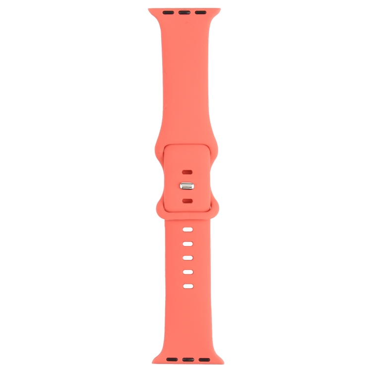 Double Wear Rivets Watch Band For Apple Watch Ultra 49mm&Watch Ultra 2 49mm / Series 9&8&7 45mm / SE 3&SE 2&6&SE&5&4 44mm / 3&2&1 42mm(Rose Red)