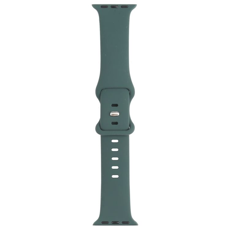 Double Wear Rivets Watch Band For Series 7 41mm / 6 & SE & 5 & 4 40mm / 3 & 2 & 1 38mm(Olive Green)