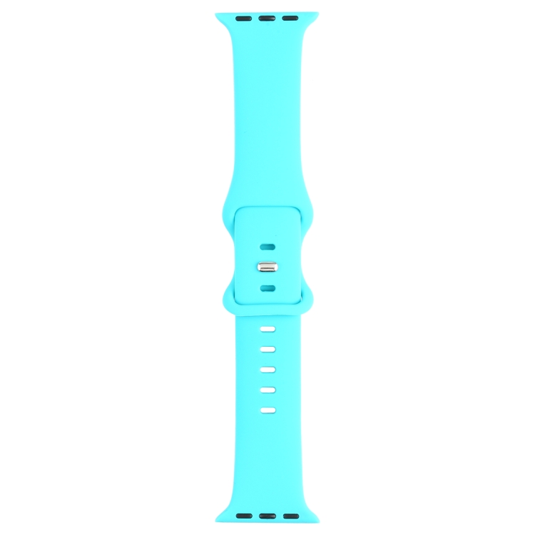 Double Wear Rivets Watch Band For Series 7 41mm / 6 & SE & 5 & 4 40mm / 3 & 2 & 1 38mm(Teal green)