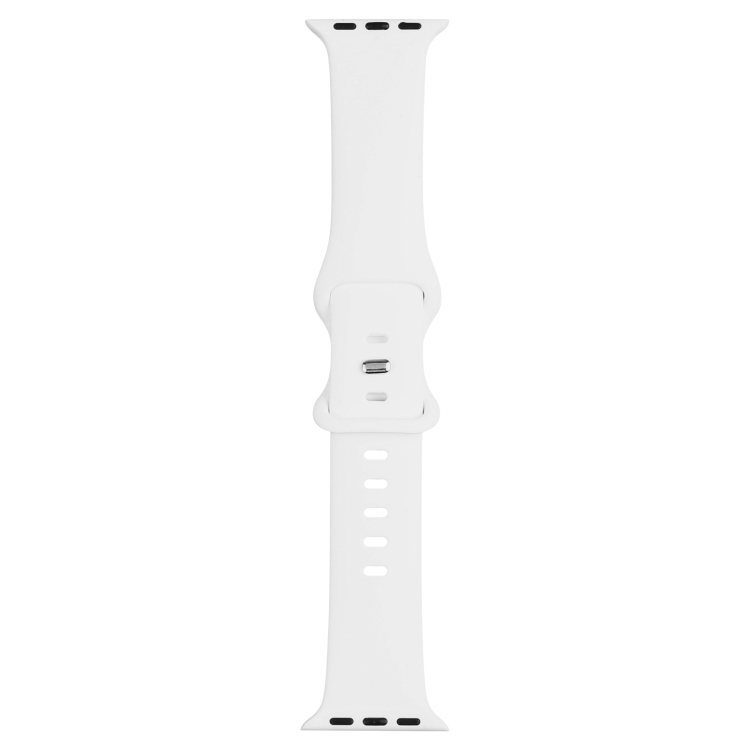 Double Wear Rivets Watch Band For Series 7 41mm / 6 & SE & 5 & 4 40mm / 3 & 2 & 1 38mm(White)