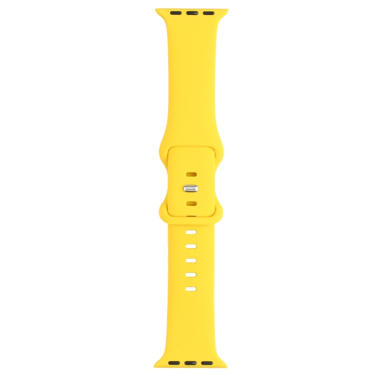 Double Wear Rivets Watch Band For Series 7 41mm / 6 & SE & 5 & 4 40mm / 3 & 2 & 1 38mm(Yellow)