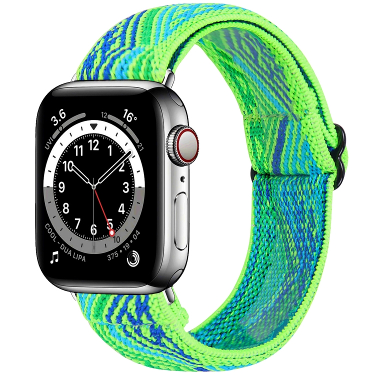 Elastic Watch Band For Apple Watch Series 7 45mm / 6 & SE & 5 & 4 44mm / 3 & 2 & 1 42mm(04)