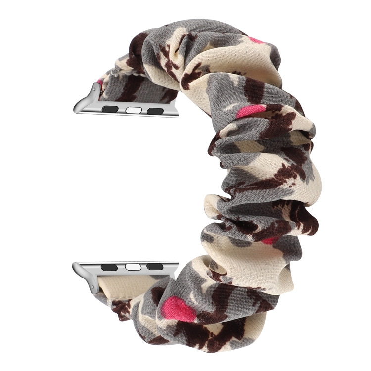 Fabric Hair Ring Watch Band For Apple Watch Series 9&8&7 41mm / SE 3&SE 2&6&SE&5&4 40mm / 3&2&1 38mm(6)