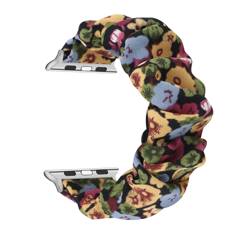 Fabric Hair Ring Watch Band For Apple Watch Series 9&8&7 41mm / SE 3&SE 2&6&SE&5&4 40mm / 3&2&1 38mm(8)