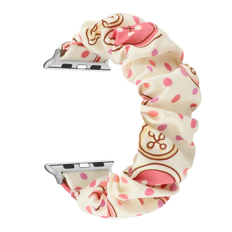 Fabric Hair Ring Watch Band For Apple Watch Series 9&8&7 41mm / SE 3&SE 2&6&SE&5&4 40mm / 3&2&1 38mm(9)
