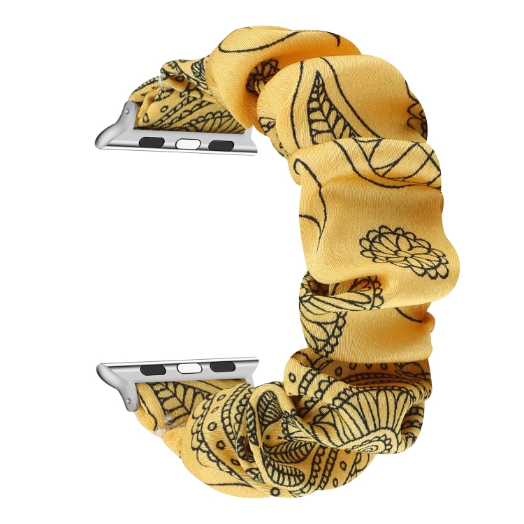 Fabric Hair Ring Watch Band For Apple Watch Ultra 49mm&Watch Ultra 2 49mm / Series 9&8&7 45mm / SE 3&SE 2&6&SE&5&4 44mm / 3&2&1 42mm(2)
