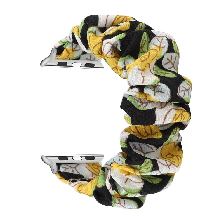 Fabric Hair Ring Watch Band For Apple Watch Ultra 49mm&Watch Ultra 2 49mm / Series 9&8&7 45mm / SE 3&SE 2&6&SE&5&4 44mm / 3&2&1 42mm(2)