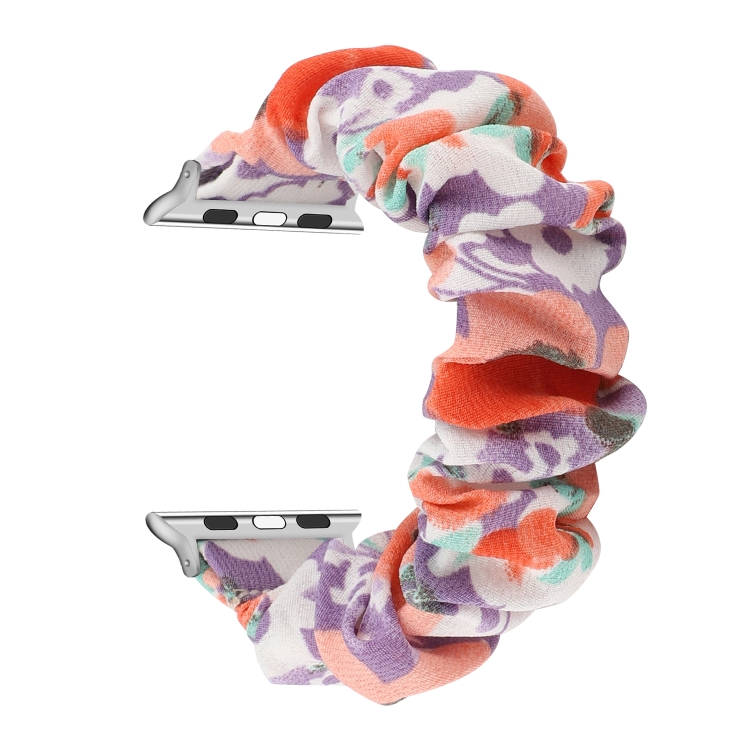 Fabric Hair Ring Watch Band For Apple Watch Ultra 49mm&Watch Ultra 2 49mm / Series 9&8&7 45mm / SE 3&SE 2&6&SE&5&4 44mm / 3&2&1 42mm(5)