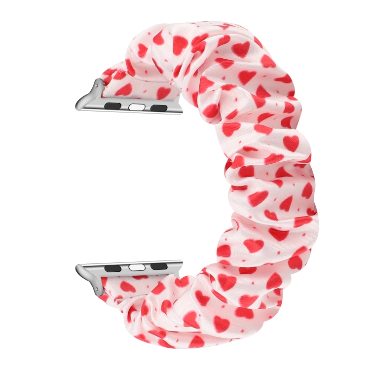 Fabric Hair Ring Watch Band For Apple Watch Ultra 49mm&Watch Ultra 2 49mm / Series 9&8&7 45mm / SE 3&SE 2&6&SE&5&4 44mm / 3&2&1 42mm(7)