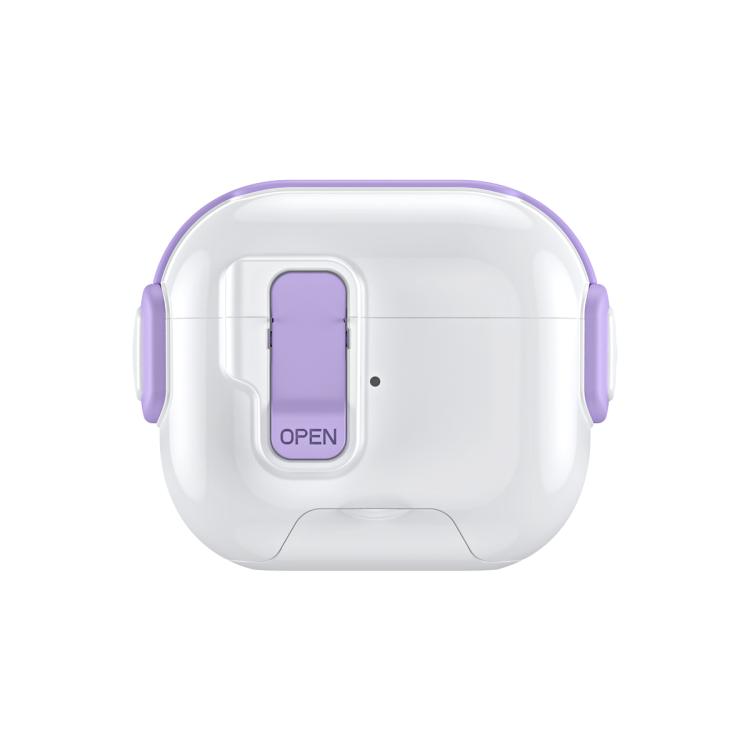 For AirPods 3 Music Fairy Lock Earphone Cover with Holder(Purple)