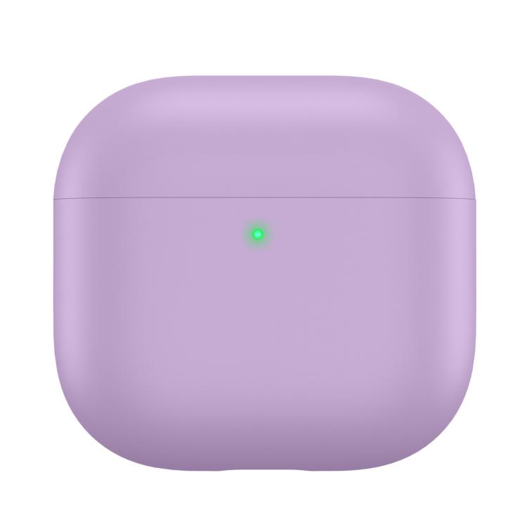 For AirPods 4 AhaStyle WG172 Shockproof Dustproof Silicone Earphone Case(Purple)