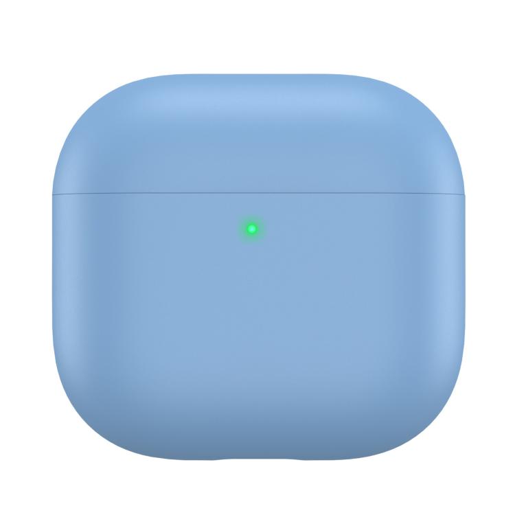 For AirPods 4 AhaStyle WG172 Shockproof Dustproof Silicone Earphone Case(Sky Blue)
