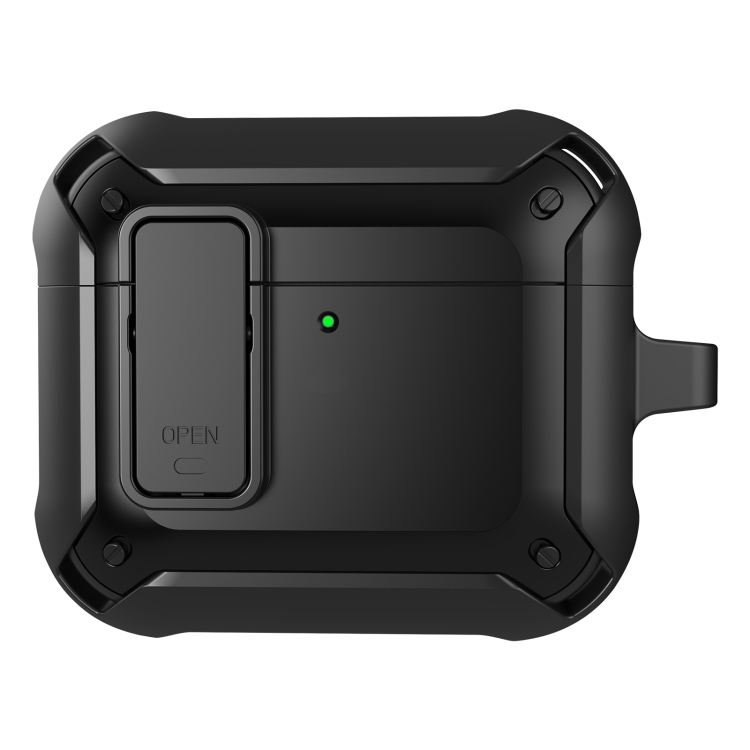 For AirPods 4 Bumblebee Bluetooth Earphone Silicone Protective Cover(Black)