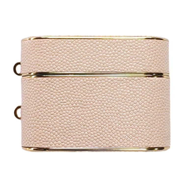 For AirPods 4 Cylindrical Ball Texture Bluetooth Earphone Protective Case(Khaki)