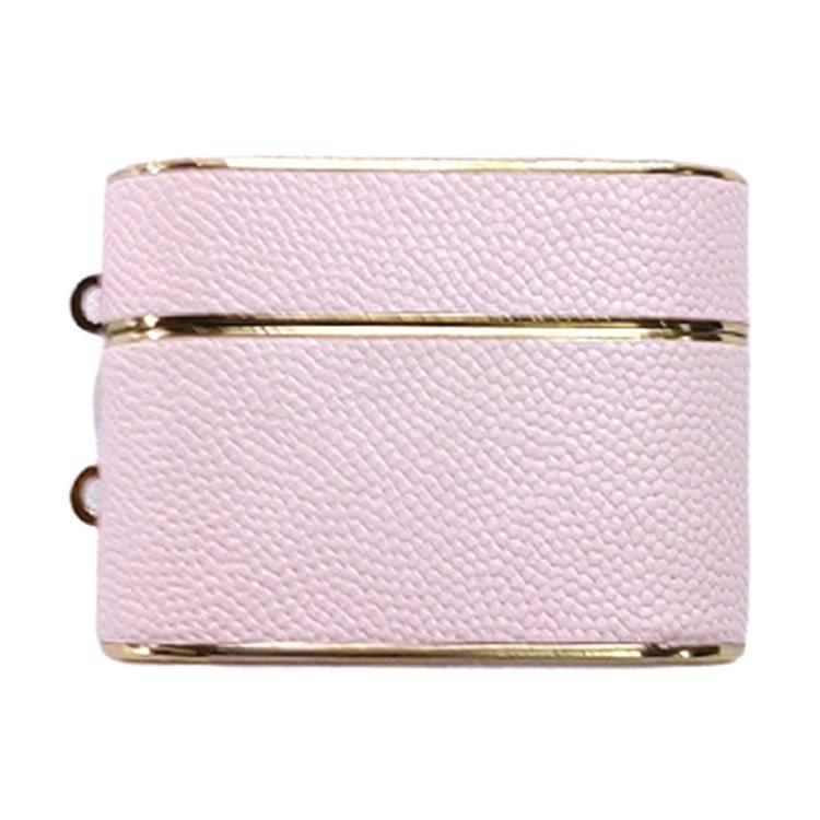 For AirPods 4 Cylindrical Ball Texture Bluetooth Earphone Protective Case(Light Pink)